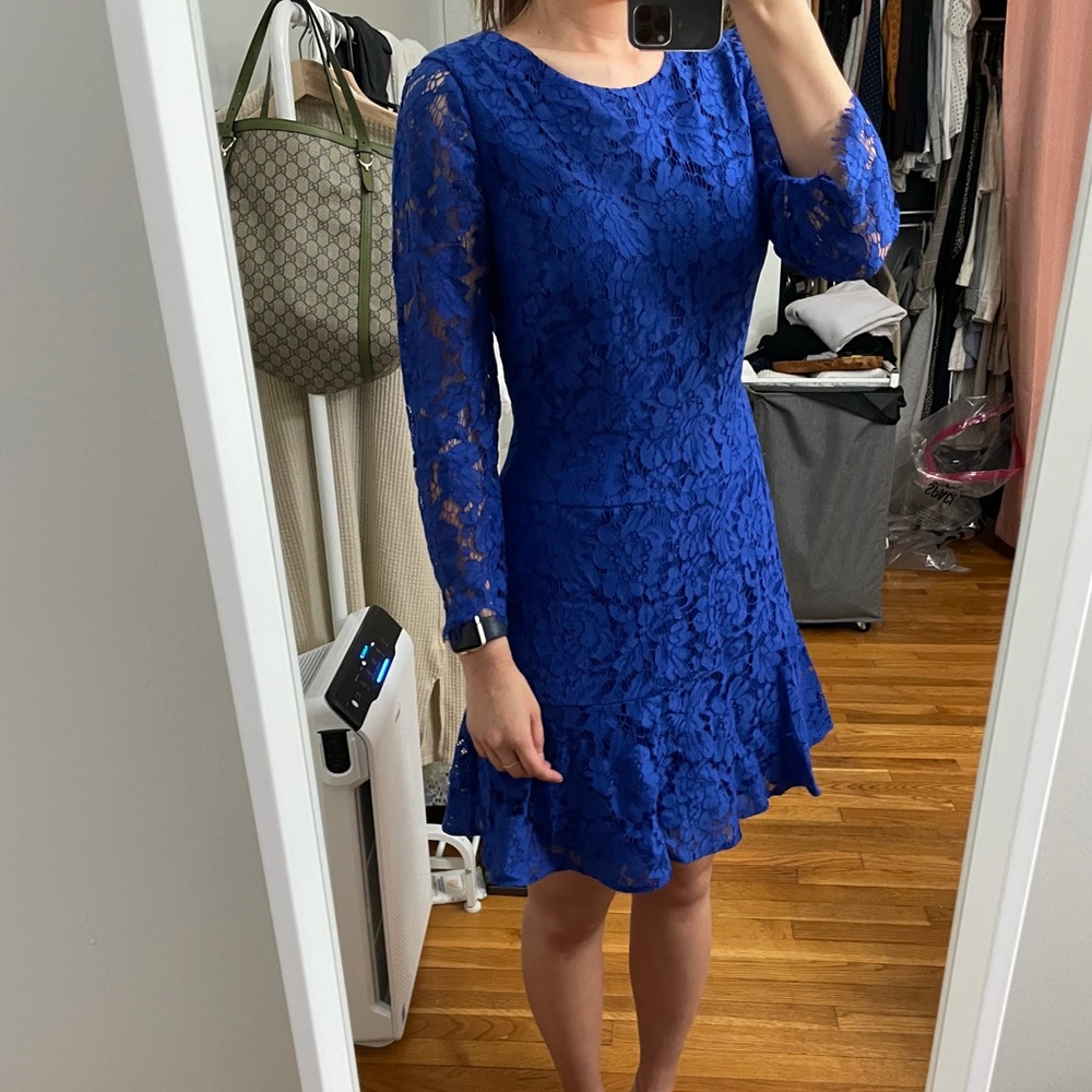 Jcrew mini dress with flower embroidery